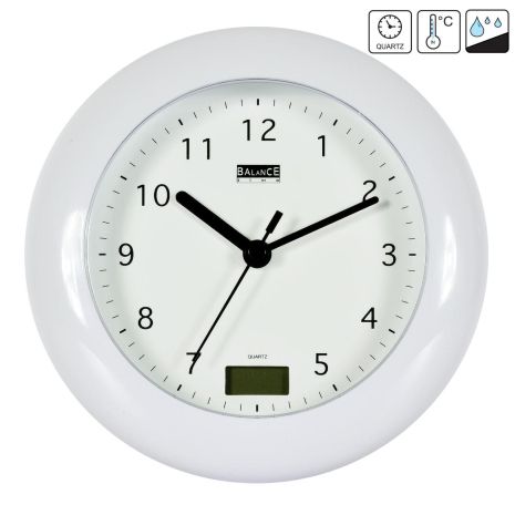 Часы для ванной Technoline 506271 Bathroom Clock White (506271)