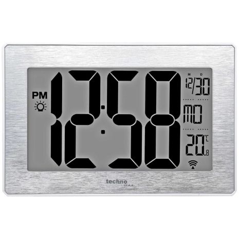 Настінний годинник цифровий Technoline WS8019 Silver (WS8019)