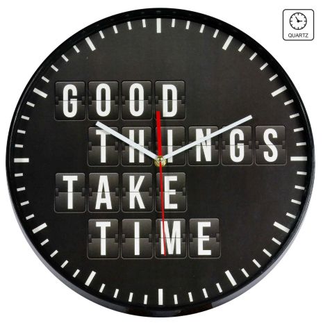 Годинники кварцові настінніTechnoline 775485 Good Things Take Time (775485)