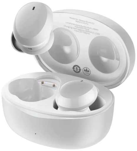 Навушники Baseus E2 True Wireless Earphones Bowie | (NGTW090001) white