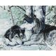 Алмазная мозаика Волки на снегу 40х50 см ColorArt SP012