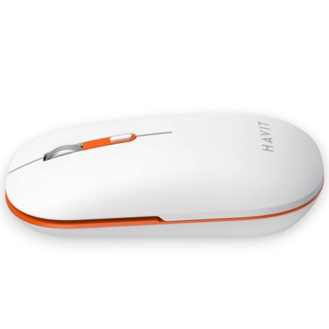 Бездротова миша 4-кнопкова дворежимна HAVIT HV-MS60WB біла (2.4GHz + BT5.1)
