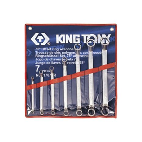 Набор накидных ключей KING TONY 1/4"-9/8", 7 шт. 1707SR
