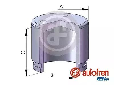 Поршень гальмівного супорта LAND CRUISER/CX-7/LX (45x52,4) 07-, AUTOFREN SEINSA (D025304)