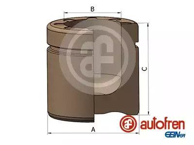 Поршень переднього супорта Combo/Corsa 01-/Yaris 54x55, AUTOFREN SEINSA (D025242)