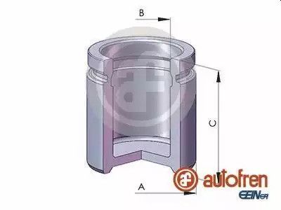 Поршень переднего суппорта Audi A1/A3/Fabia/Octavia/Caddy III/Golf V/VI/Passat 54x58,5, AUTOFREN (D0