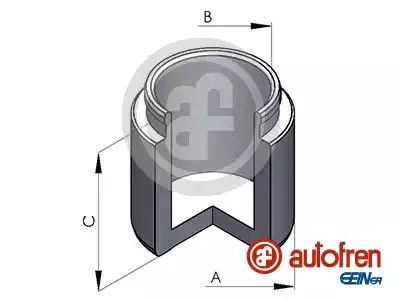 Поршень переднього супорта PANDA/FIORINO/IBIZA (48х50мм) 77-04, AUTOFREN SEINSA (D02534)