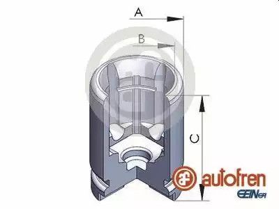 Поршень заднего суппорта Honda Accord 90-98, Civic 94-, Prelude 92-00/Suzuki SX4 06- (Lucas 34x47,2)