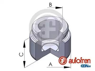 Поршень заднего суппорта Astra F/Kadett E/Omega A/Vectra A/B 35x28,6, AUTOFREN SEINSA (D025270)