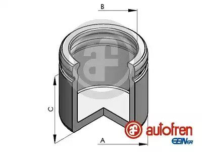 Поршень переднего суппорта Partner/Berlingo 1.6 HDi 08-/T5 03- (60x55.6), AUTOFREN SEINSA (D025188)