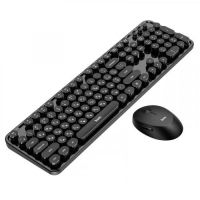 Комплект клавіатура та миша Hoco DI25 2.4G (ENG/ УКР/ РУС) black