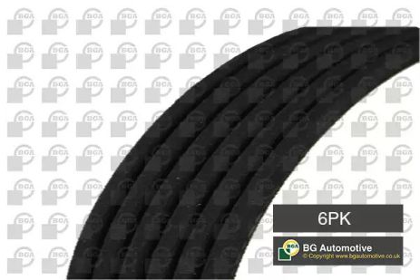 Ремінь генератора 6PK1880 A4/A6/A8/Fabia/Passat, BGA (6PK1880)