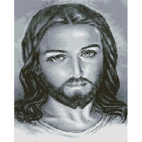 Алмазна мозаїка Ікона Ісус 40х50 см ColorArt SP059