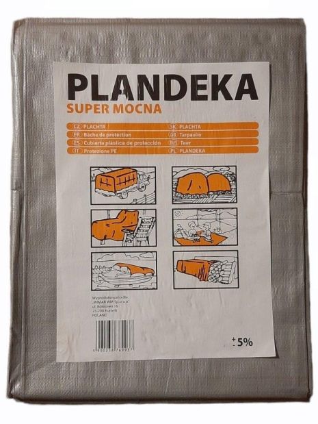 Тент Пландека Тарпаулін 3x3 Super Mocna захисний (160g\m2) (Wimar) Польща