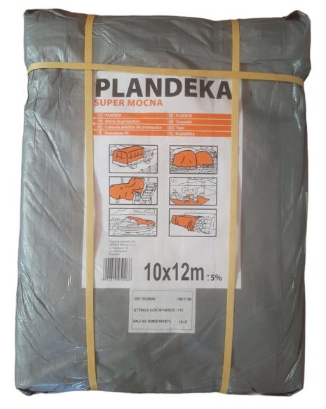 Тент Пландека Тарпаулін 10x12 Super Mocna захисний (160g\m2) (Wimar) Польща