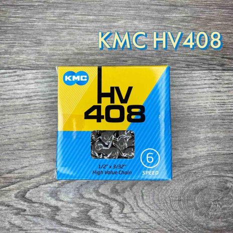Цепь KMC HV408 для 6 скоростных трансмиссий велосипеда