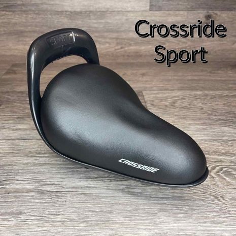 Детское седло Crossride Sport чёрное