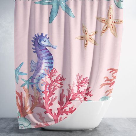 Штора для ванной Sea Horse Tropichome 180x200 cм