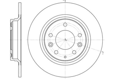 Диск тормозной BESTURN (FAW), MAZDA 6, REMSA (688100)