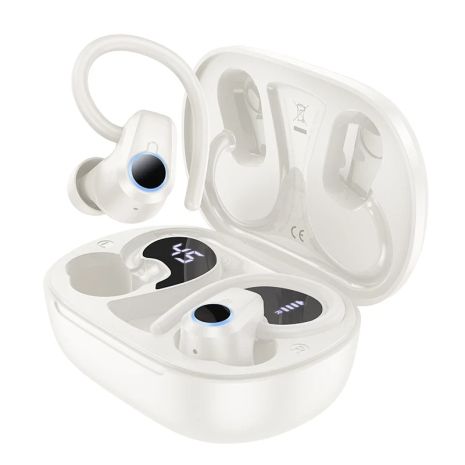 Навушники HOCO EQ8 Pure joy in-ear true бездротовий BT headset Milky White