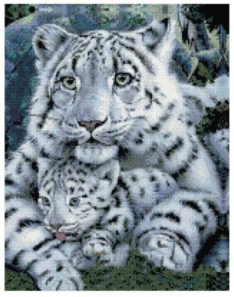 Алмазная мозаика Тигриные объятия 40х50 см ColorArt SP061