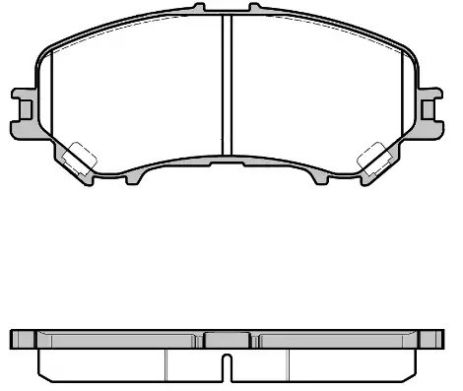 Колодки передние тормозные Qashqai II/Kadjar 15-, WOKING (P1218322)