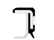 Сальник двигателя PSA 61X75X8/ASW RD PTFE/ACM, CORTECO (19035976B)