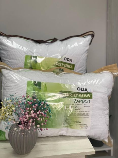 Подушка Бамбук ODA 70 х 50 см гіпоалергенна та екологічна