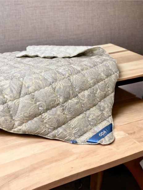 Одеяло холлофайбер євро кремове демісезонне 200 х 215 см