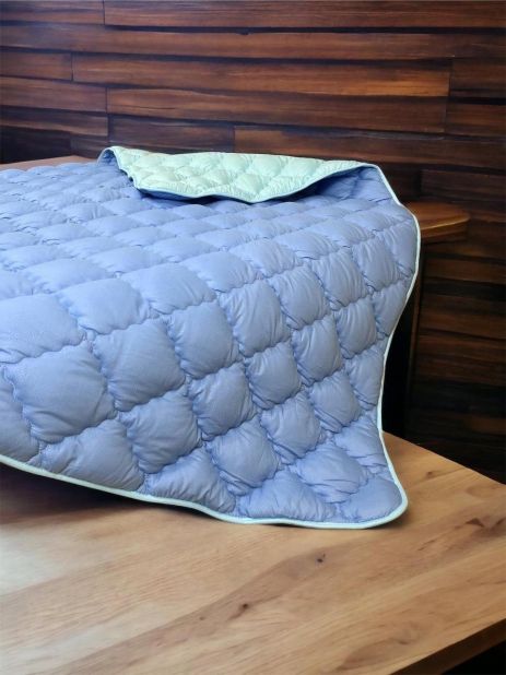 Одеяло холлофайбер двоспальне голуба демісезонна 175 х 215 см