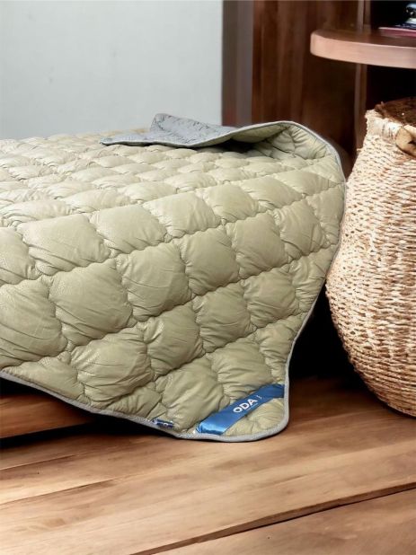 Одеяло холлофайбер двоспальне фісташкове демісезонне 175 х 215 см