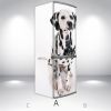 Вінілова наклейка на холодильник, із собакою далматинцем, 200х65 см - Лицьова+Права(C), з ламінацією