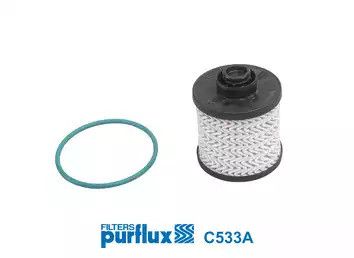Фільтр паливний, PEUGEOT 308, 508, CITROEN C4 PURFLUX (C533A)