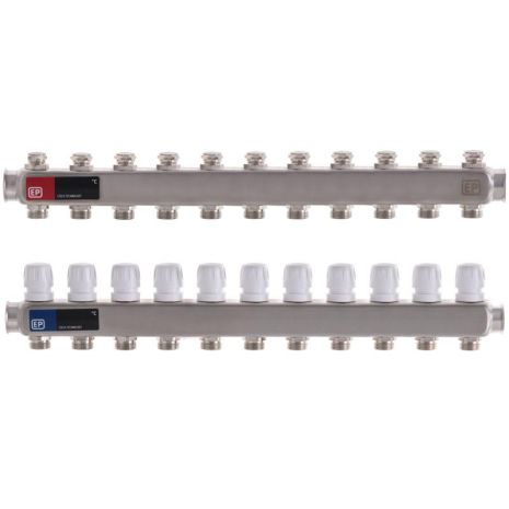 Колекторний блок з термостат. клапанами Europroduct EP.S1100-11 1"x11 (EP4998)