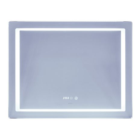 Дзеркало Mixxus Style MR03-90x70 (годинник, LED-підсвічування, антизапотівання) (MI6007)