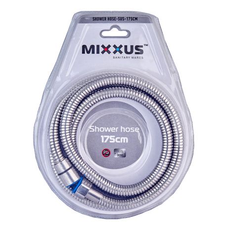 Шланг для душу Mixxus Shower hose-SUS-175cm з нерж. сталі SUS304 (MI6054)