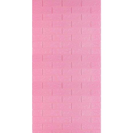 Самоклеющаяся 3D панель под розовый кирпич 3080х700х3мм SW-00001757