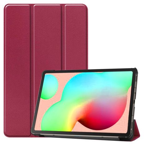 Чохол Samsung Galaxy Tab S6 lite 10.4 P610 P615 3fold DarRed