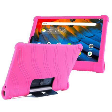 Чехол Silicon Lenovo Yoga Smart Tab YT-X705 Hotpink