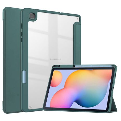 Чохол TOBY Gum Spen тримач Samsung Tab S6 lite P610 P615 P613 P619 DarkGreen