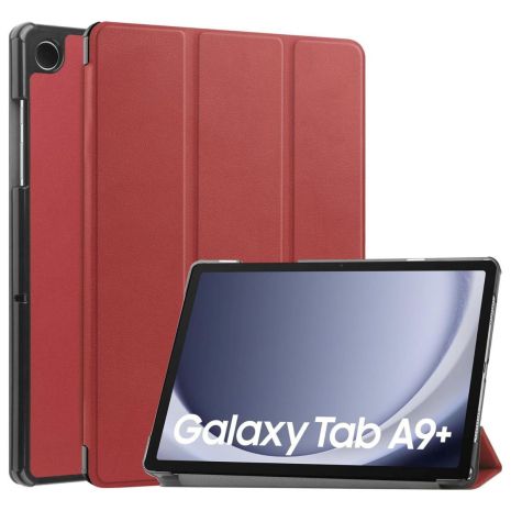 Чехол Samsung Galaxy Tab A9 Plus SM X210 X215 X216 3fold DarkRed