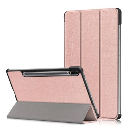 Чехол Galaxy Tab S7 Sm-T870 T875 3fold RoseGold