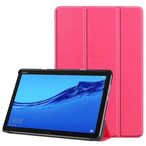 Чехол 3Fold HUAWEI MediaPad m5 lite 10 BAH2-W19 bah2-L09 bah2-W09 Hotpink