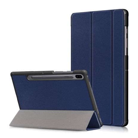 Чехол Galaxy Tab S6 10.5 T865 T860 3fold DarkBlue