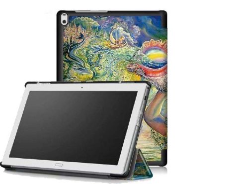 Чехол Lenovo Tab 4 10 Plus tb-x704f/l Print Spring