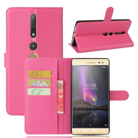 Чехол BookCover Lenovo Phab 2 PB2-690 Hotpink