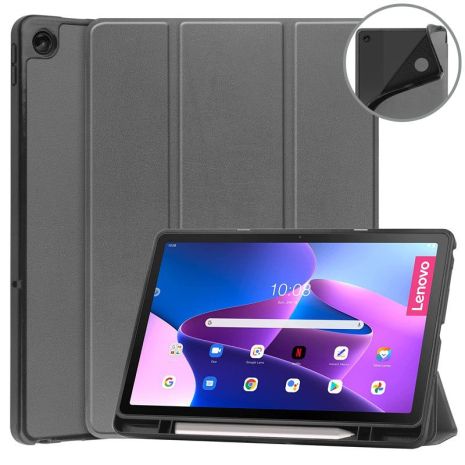 Чехол Gum Active Pen holder Lenovo M10 Plus 3 gen 10.6 Tb128 Tb125 Grey