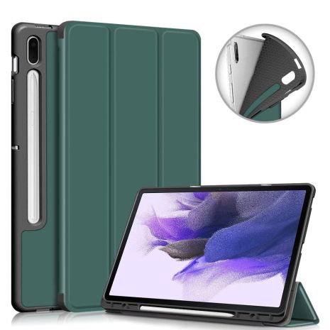 Чехол GumFold з тримачем Samsung Galaxy Tab S7 12.4 FE/Plus DarkGreen