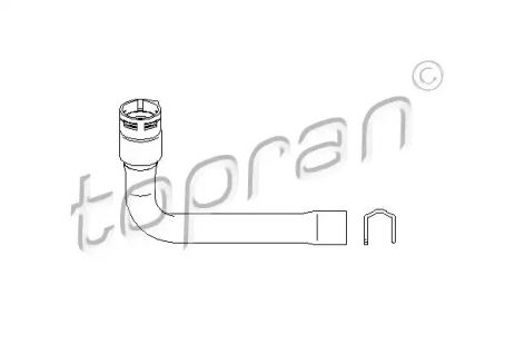 Шланг радиатора (система охлаждения), TOPRAN (111975)