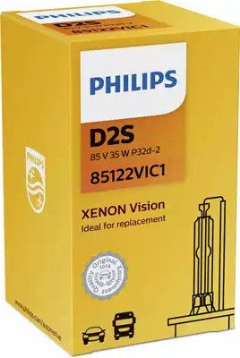 Лампа накаливания D2S 85V 35W P32d-2 4300К (Philips), PHILIPS (85122VIC1)